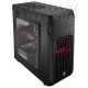 Corsair Carbide Series® SPEC-01 Mid-Tower Gaming-Gehäuse mit roter LED 