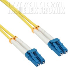 LWL Duplex Kabel, LC/LC 9/125µm, OS2, 15m